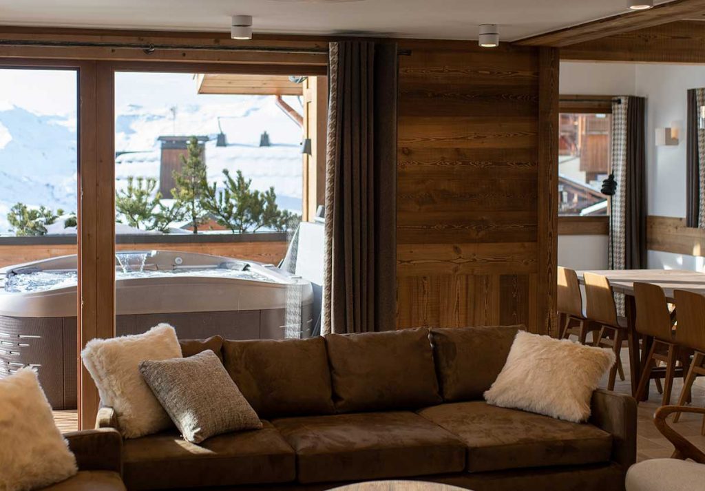 Location Val Thorens pour 12 personnes au pied des pistes